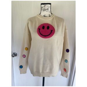 HAZEL & OLIVE Smiley sweater